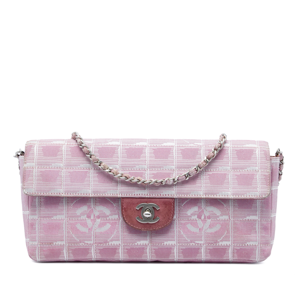 Pre-Loved Chanel New Travel Line Nylon East West Flap